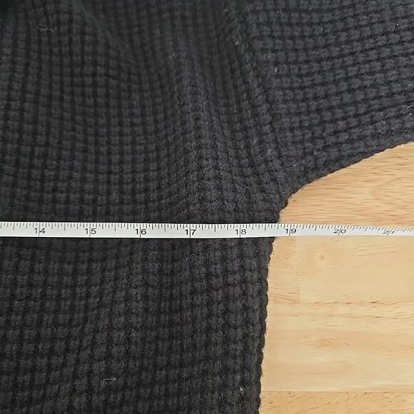 NWT‎ Madewell Black Combo Knit Cardigan Jacket Merino with Scarf Size XXS NT607 - Picture 6 of 11